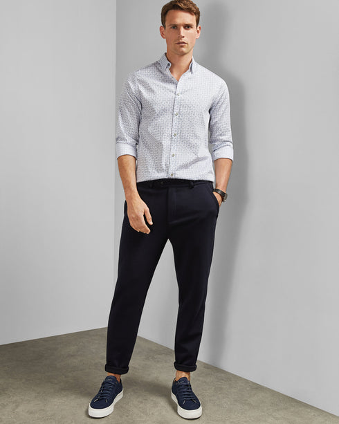 <P>Ls Geo Print Shirt</P>